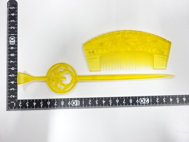  アンティーク　透かし　櫛・簪セット